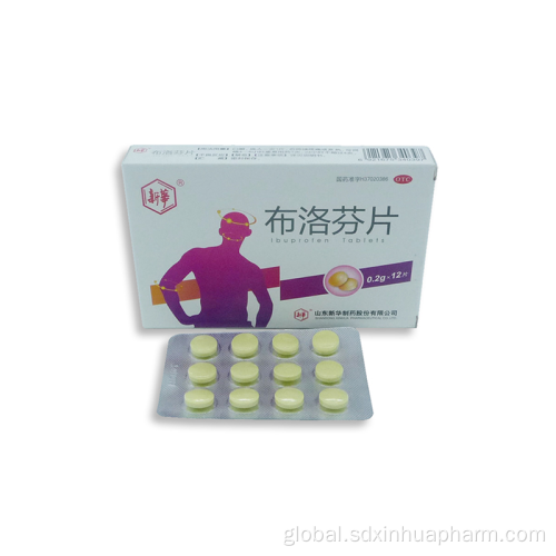 Ibuprofen Tablets And Capsules Painkiller Ibuprofen Tablets Passed FDA Inspection Factory